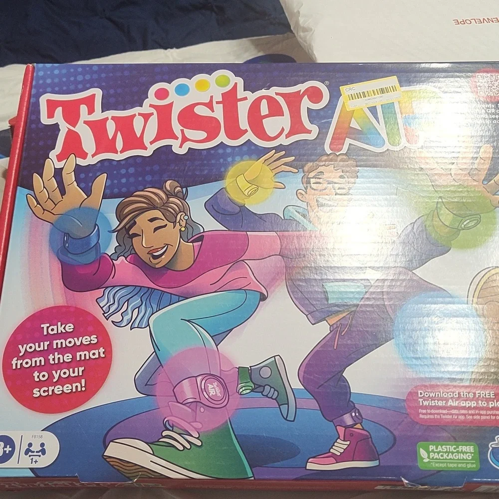 Hasbro Twister Air Game - Red, Blue, Yellow